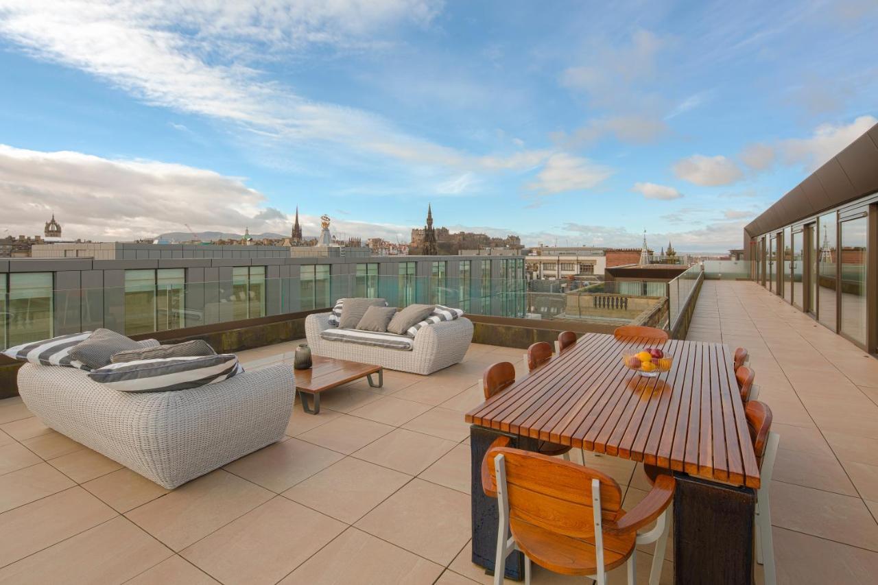 Cheval The Edinburgh Grand Aparthotel Exterior foto Rooftop terrace