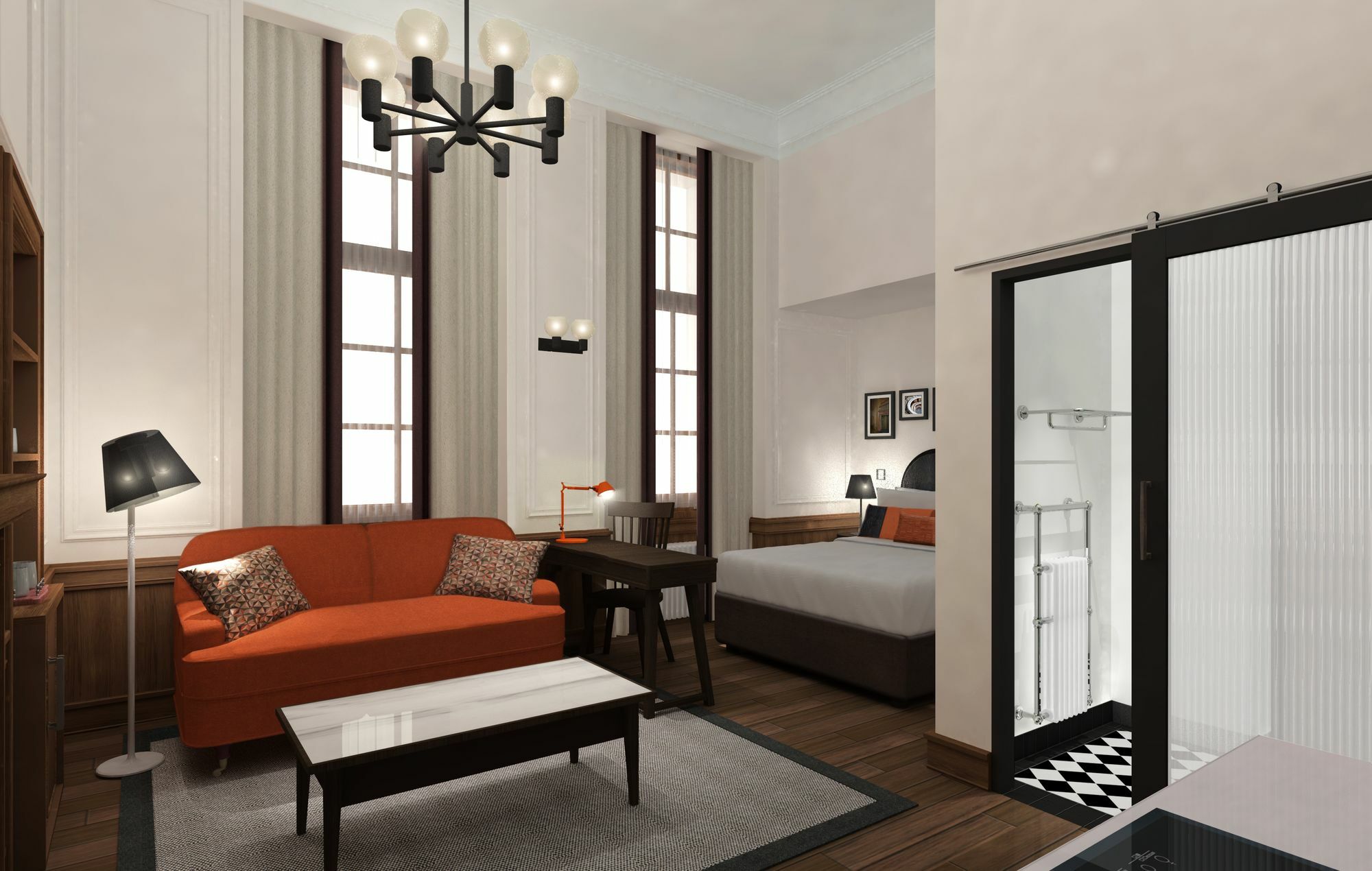 Cheval The Edinburgh Grand Aparthotel Exterior foto A typical room at the hotel